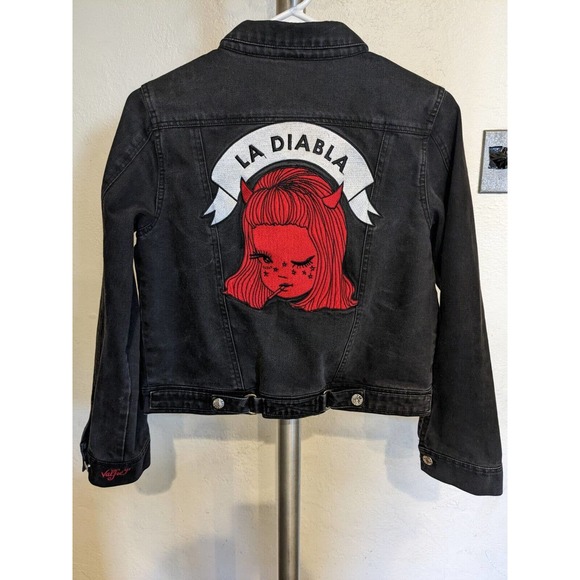 valfre Jackets & Blazers - Jacket Denim Devil Designer Valfre Lucy LA DIABLA Gothic size M